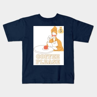 Coffee please Kids T-Shirt